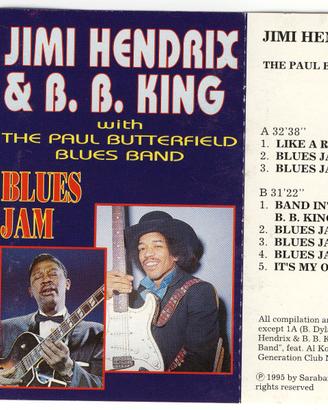 Jimi Hendrix BB King Paul Butterfield Blues Band