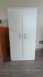 👞 Scarpiera Bianca 2 Ante 55x36x108 cm – Difetti