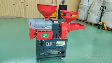 Decorticatrice/Mulino combinato per riso e cereali