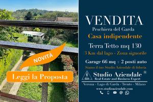 Casa Terra-Tetto + giardino+garage doppio