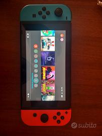 nintendo switch  con scatola e accessori