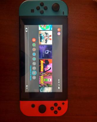 nintendo switch  con scatola e accessori