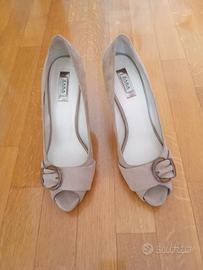 SCARPE ELEGANTI OPEN TOE BEIGE ZARA