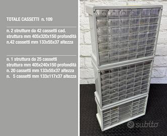 Cassettiere minuterie Terry Poker originali