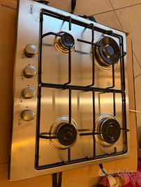 Piano cottura a gas 4 fuochi