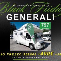 BLACK FRIDAY CAMPER CI DUCATO MANSARDATO 7 POSTI D