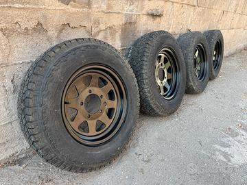 Cerchi scampanati 15 e gomme 195/80/15