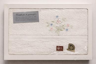 Asciugamano bagno Linea Valentino 100% puro cotone