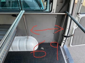Struttura letto furgone/van tipo Ducato
