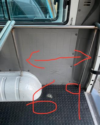 Struttura letto furgone/van tipo Ducato