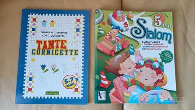 Preparazione per la scuola due libri - quaderni