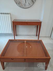 consolle più tavolino Calligaris 