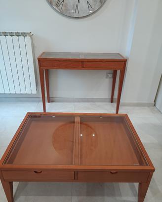 consolle più tavolino Calligaris 