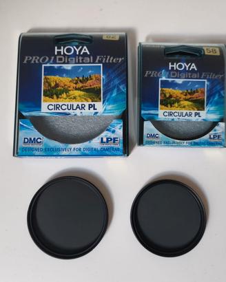 Filtri Hoya C-PL Pro1 Digital 58mm e 62mm