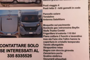 Camper semintegrale Pilote P650