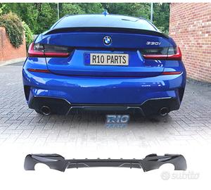 DIFFUSORE BMW G20 G21 18- LOOK M-TECH NERO LUCIDO