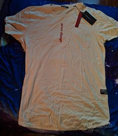T-Shirt ALCOTT beige con stampa mis. XXL Nuova car