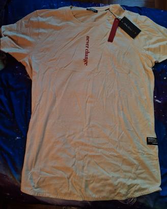 T-Shirt ALCOTT beige con stampa mis. XXL Nuova car