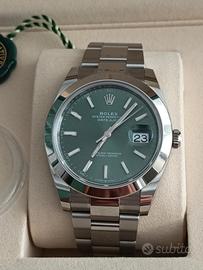 Rolex Datejust 41 verde menta