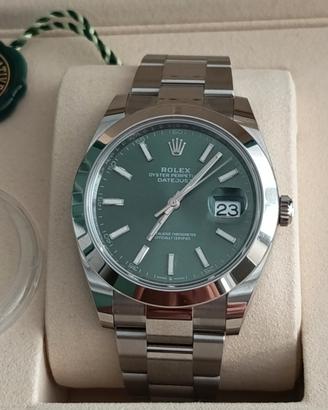 Rolex Datejust 41 verde menta