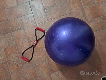palla pilates ed elastico 