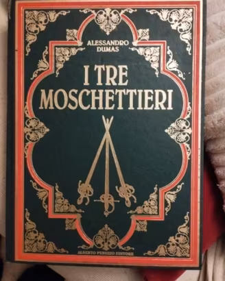 libro antico , I tre moschettieri 