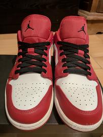 Nike Air Jordan 1 Low Gym Red/Black  taglia 42.5eu
