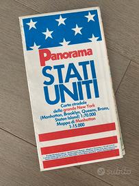 Carta stradale New York 1985
