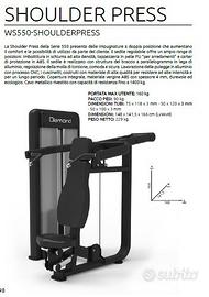 Shoulder press Diamond S550