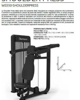 Shoulder press Diamond S550