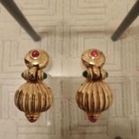 Orecchini vintage anni '80 a clip