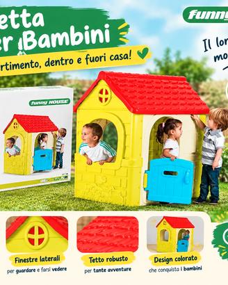 Casetta FEber Funny House bambini – 2+ anni