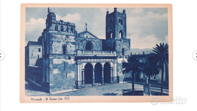 cartolina postale duomo monreale sicilia post card