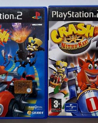 Crash Tag Team Racing + Crash Nitro Kart PS2