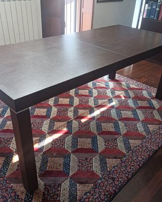 Tavolo Design Minimal Wengè – Allungabile
