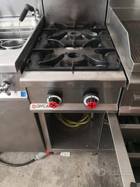 Cucina a gas due fuochi