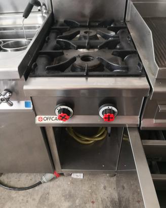 Cucina a gas due fuochi