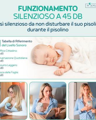 Tiralatte Elettrico Indossabile USB-C 6 Taglie