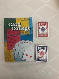 Card College libro + 2 mazzi carte Bicycle