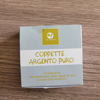 Coppette argento puro ( Nati Naturali ) nuove