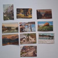 Lotto 10 Cartoline Antiche Viaggiate Fine '800/900