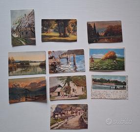 Lotto 10 Cartoline Antiche Viaggiate Fine '800/900