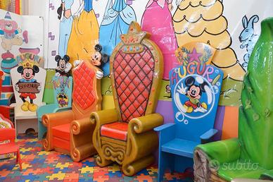 Troni Personalizzabili x Sala Feste. Aree Ludiche