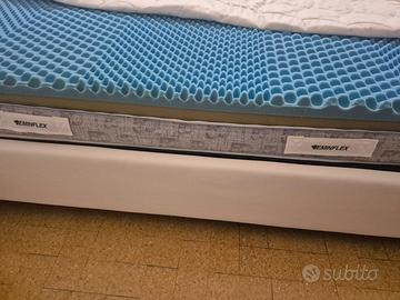 letto matrimoniale con materasso energy ortopedico
