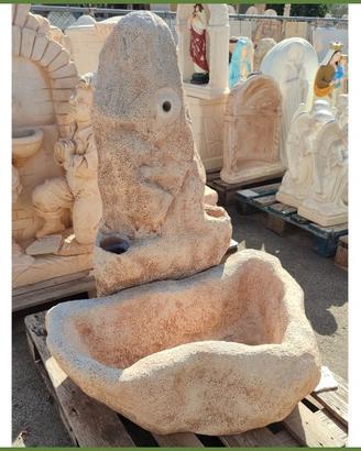 Fontana Effetto Pietra cm. 80x80x95 h.