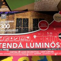 Tenda luminosa led bianco caldo