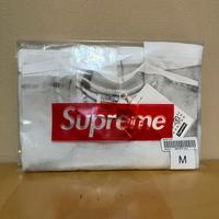 Supreme x MM6 Maison Margiela Box Logo Tee White