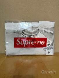 Supreme x MM6 Maison Margiela Box Logo Tee White