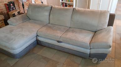 Divano letto Nardo 3 posti con penisola a sinistra