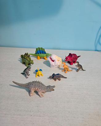Dinosauri lotto 10 pezzi - varie misure